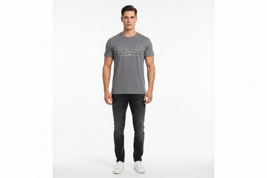 Gucci Graphic Tee - Grey