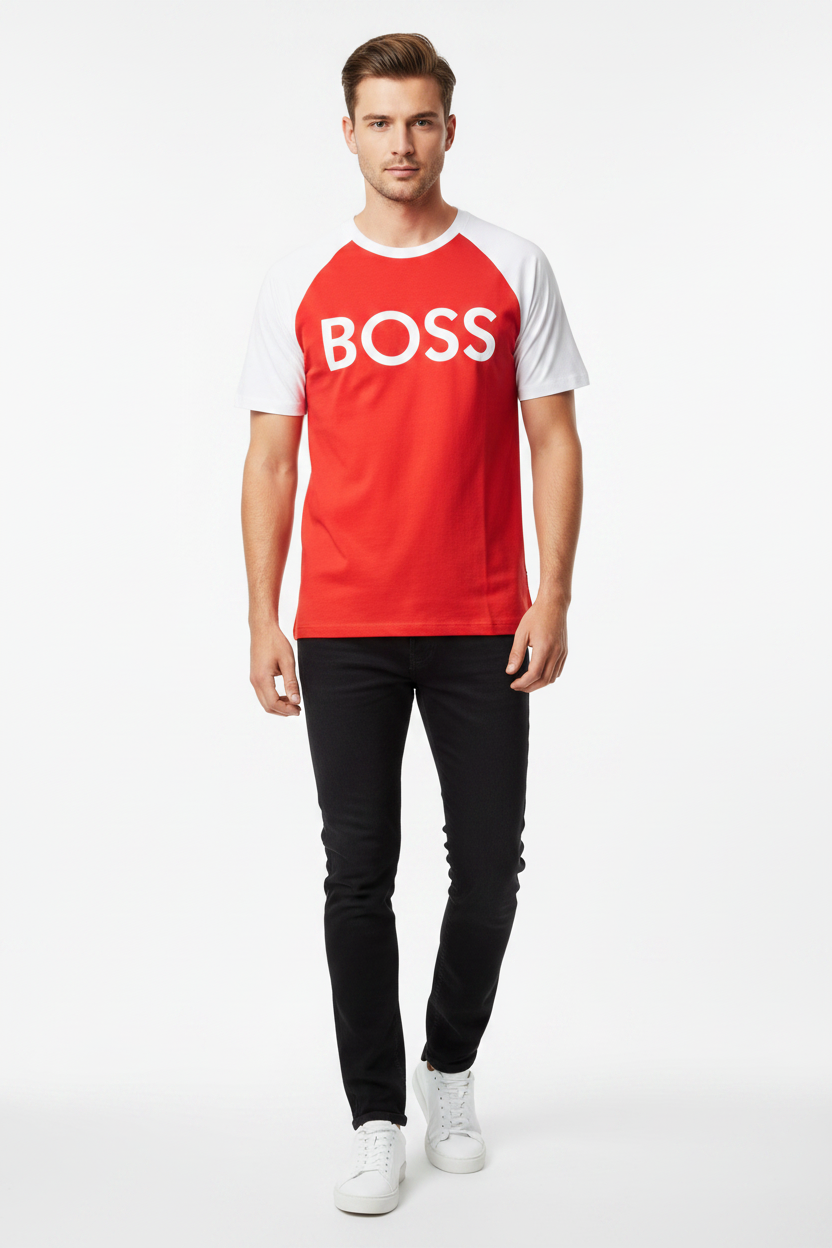 Hugo Boss Red Raglan Model