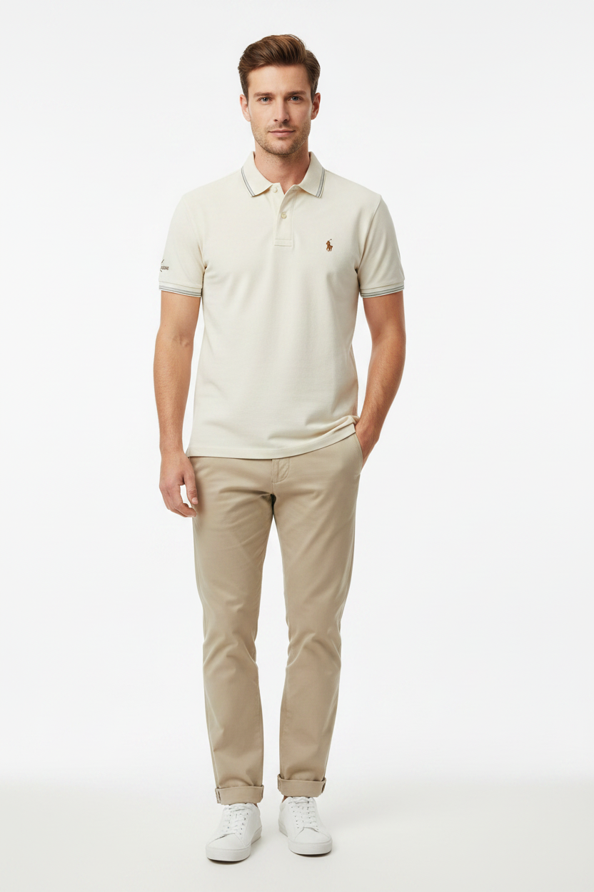 Ralph Lauren Cream Polo Model