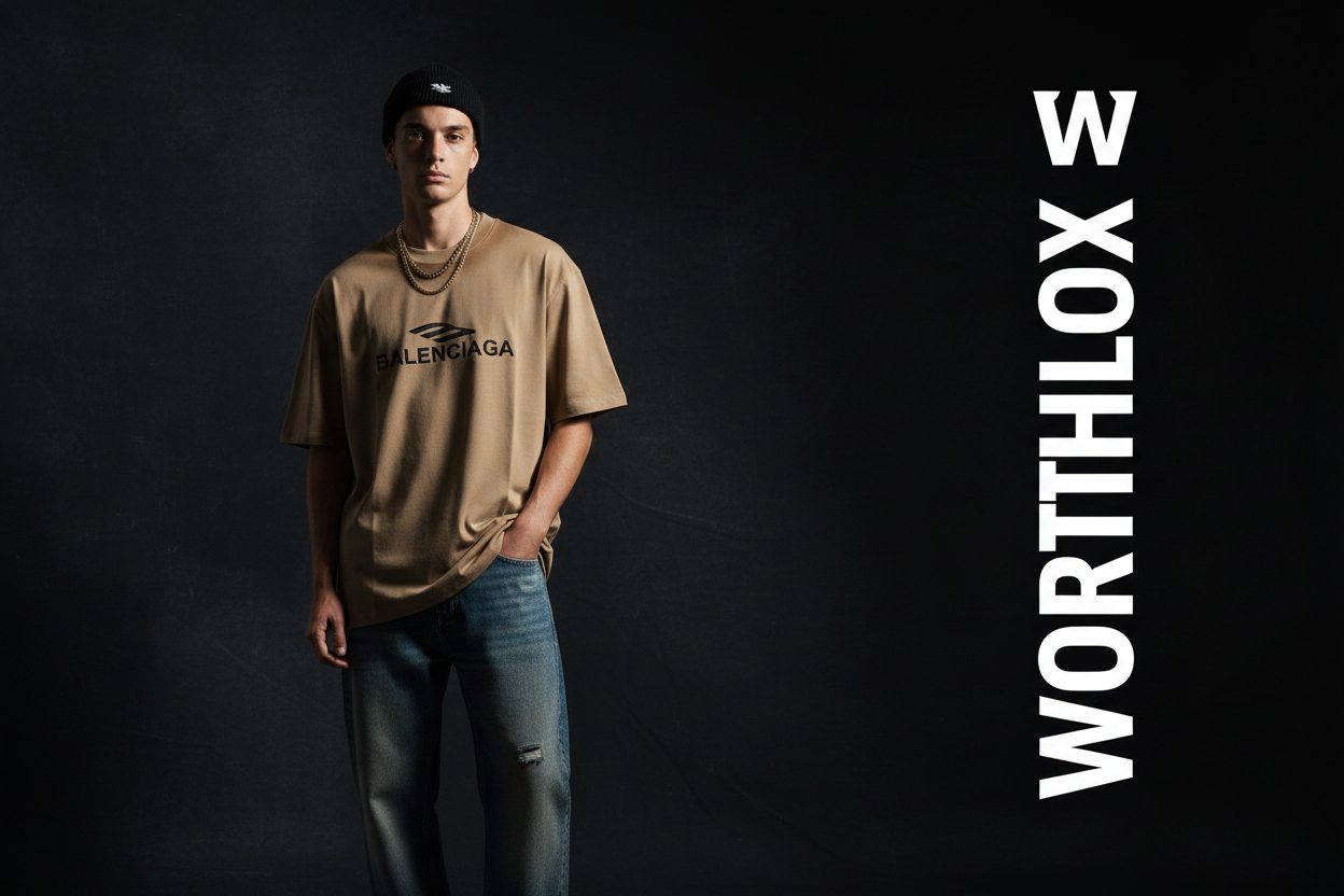 Worthlox Banner with Balenciaga Tee